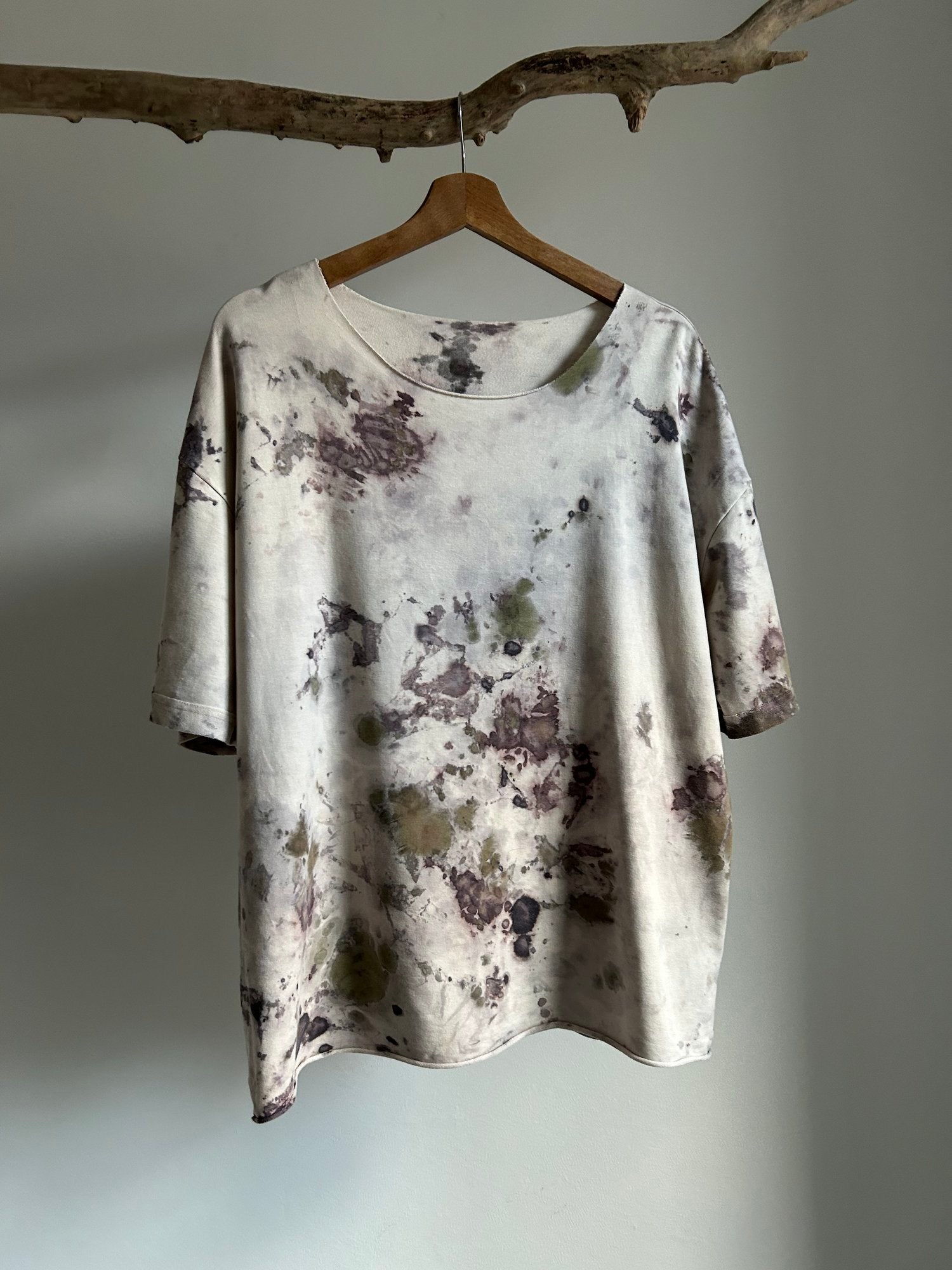 Oversized t-shirt EMBER | Mystic Moss