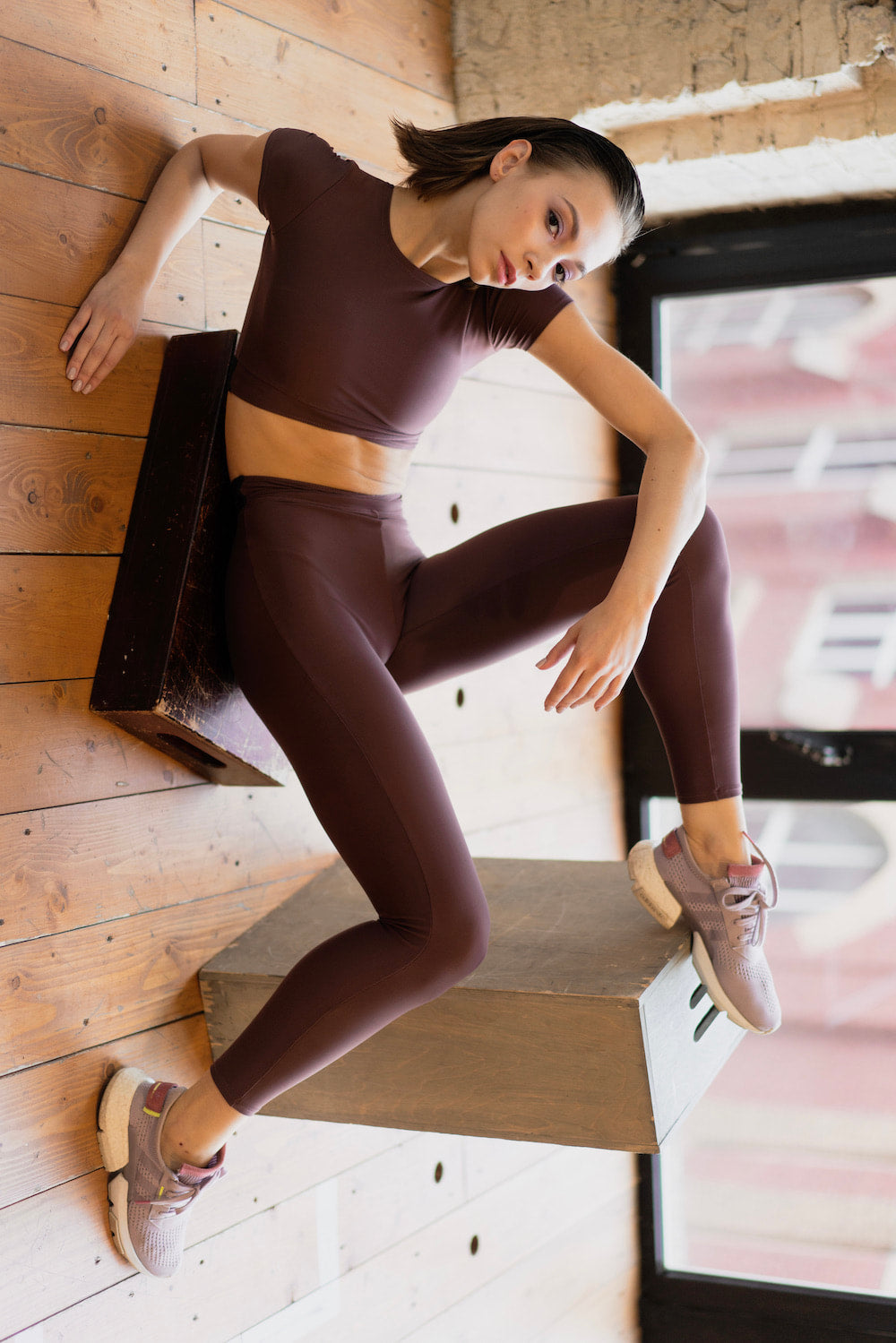 Leggings | Cherry mocha