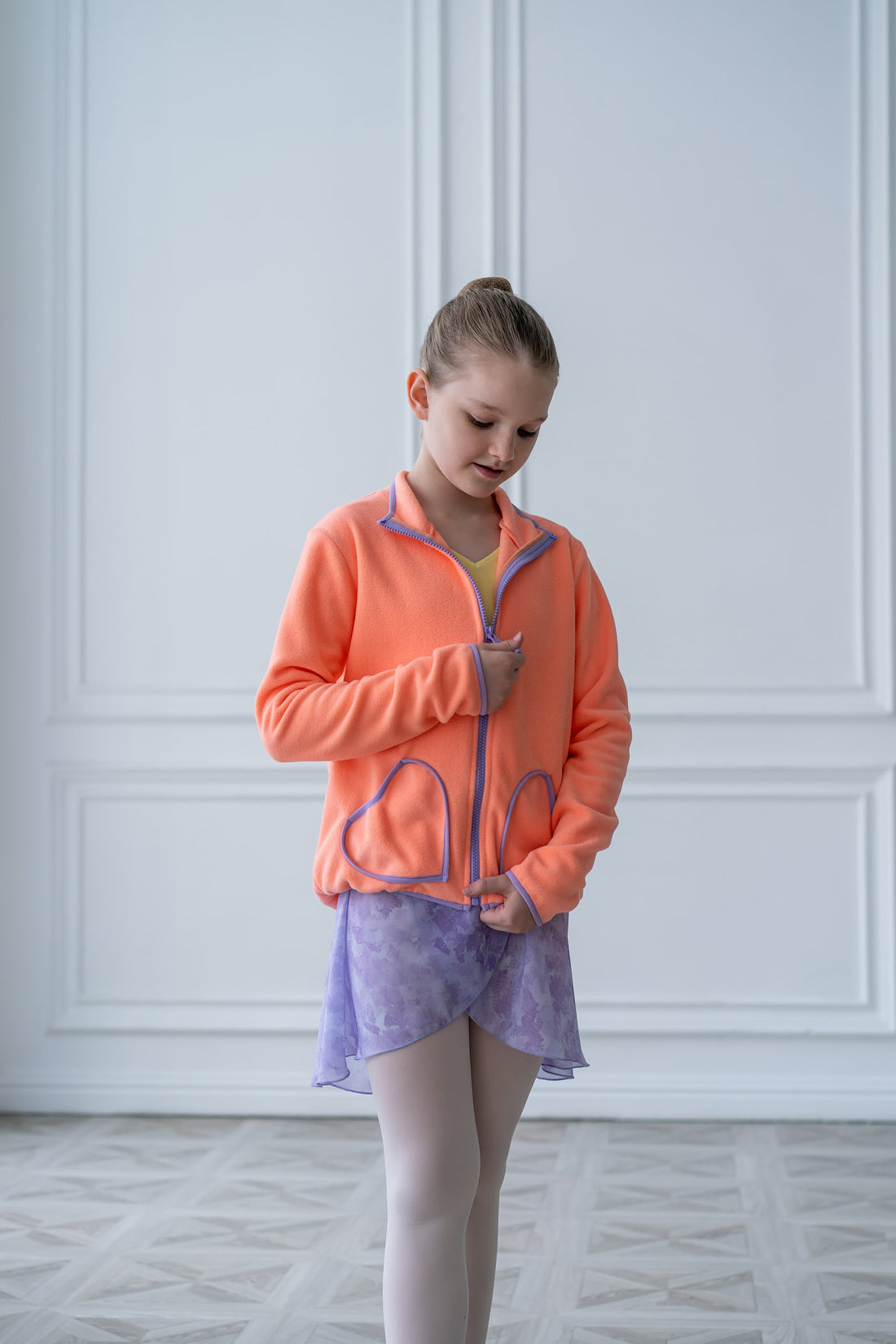 Jacket with hearts