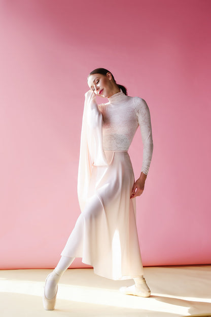 Tunique-skirt Maxi by Kristina Kretova Powder