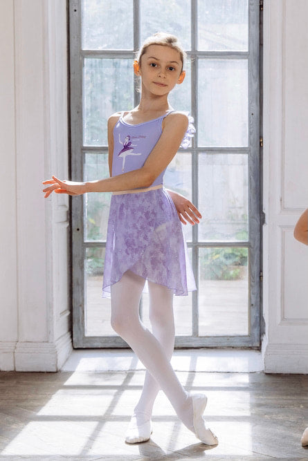 Girls tunique-skirt mini | Pastel lilac