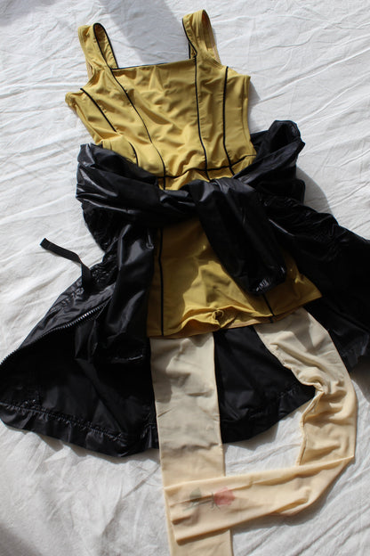 Corset leotard | Gold