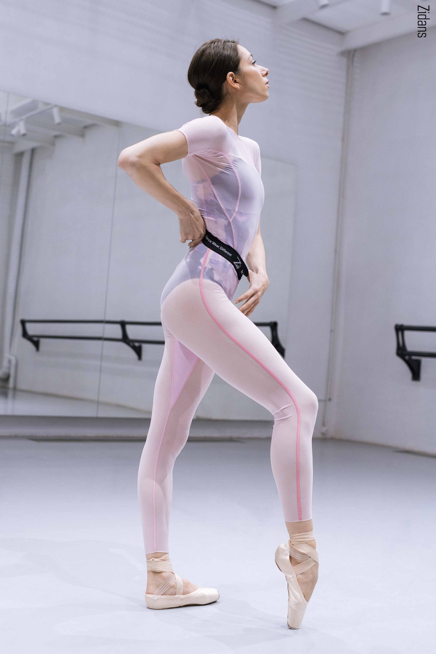 Translucent Rashguard t-shirt | pink