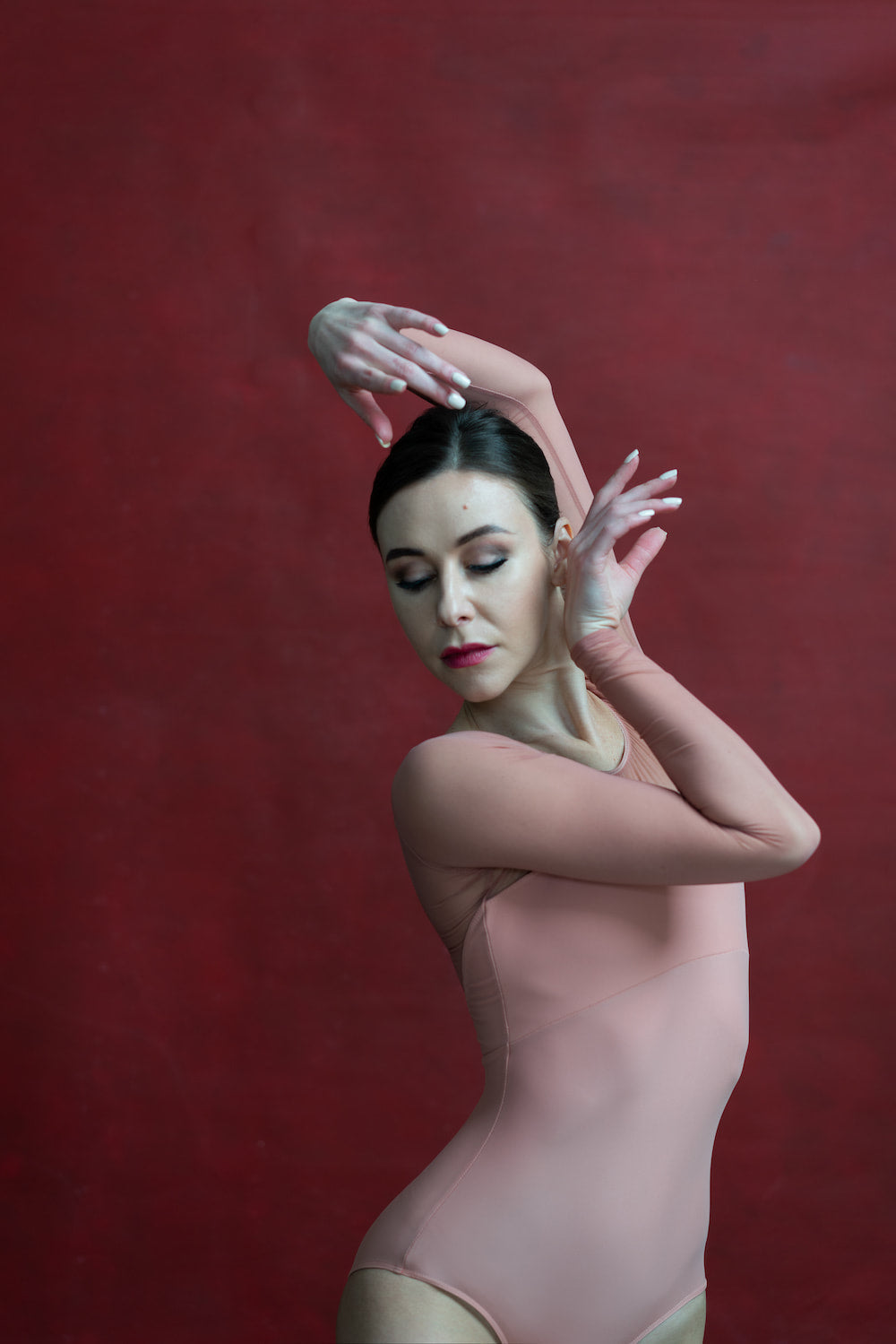 Dream Leotard by Kristina Kretova | Dusty peach