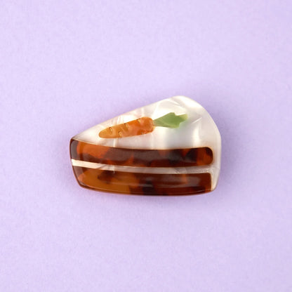 CARROT CAKE HAIR CLIP