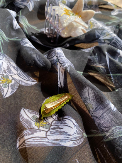 CHESTNUT LEAF HAIR CLIP
