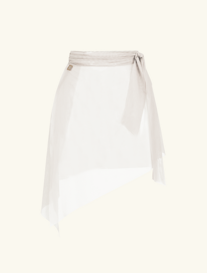 Flow™ Slit Psyche Midi Skirt | Snow