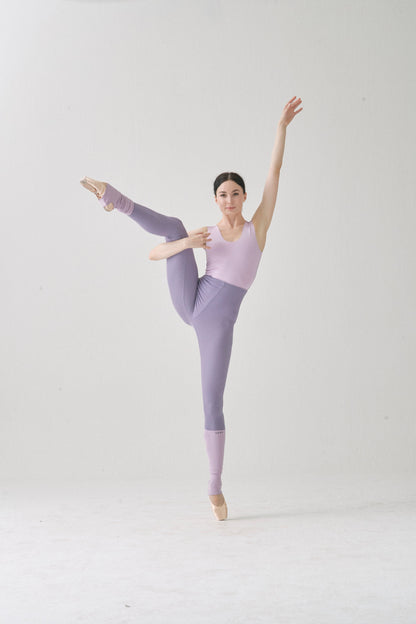 CREORA® REVERSIBLE LEOTARD | LILAC/GREY