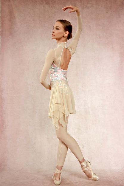 Unique-skirt mini | Nude Rose