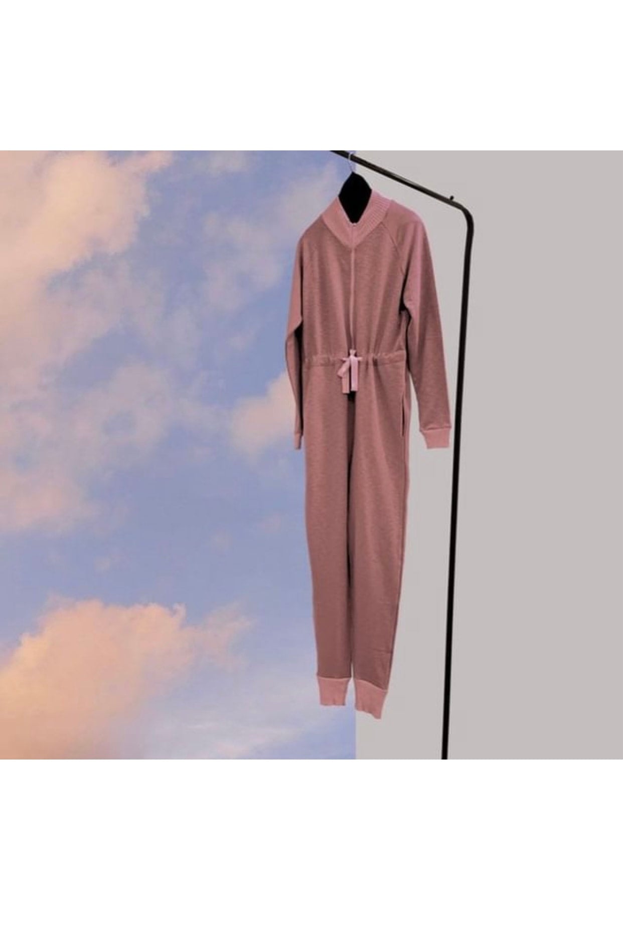 MODAL® FITTED JUMPSUIT | DUSTY PINK
