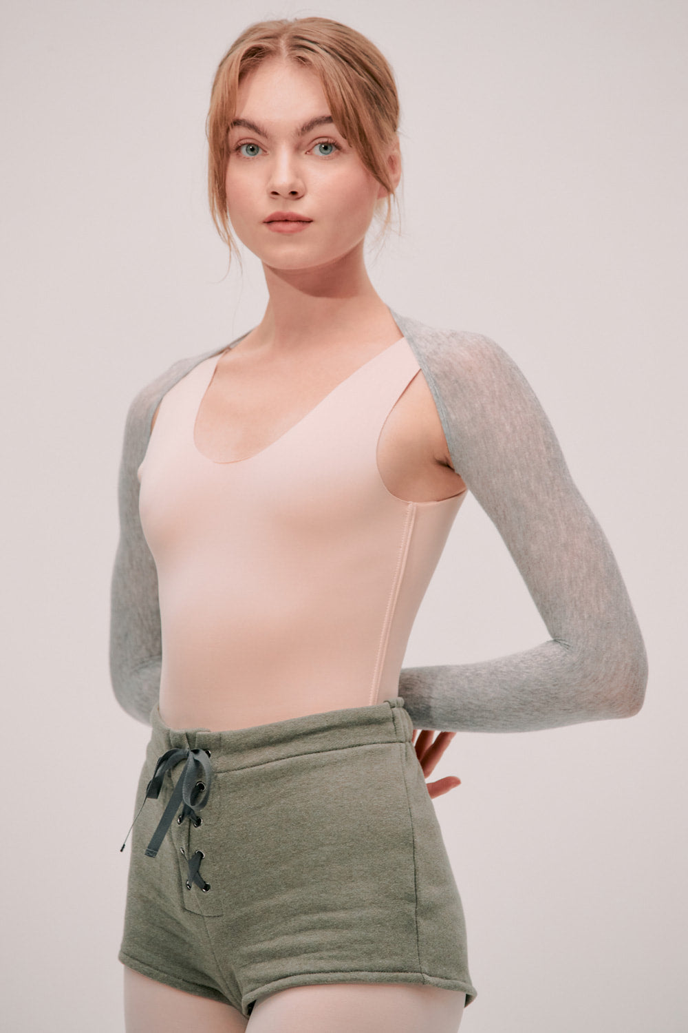 TENCEL™ ARMWARMER | Grey melange