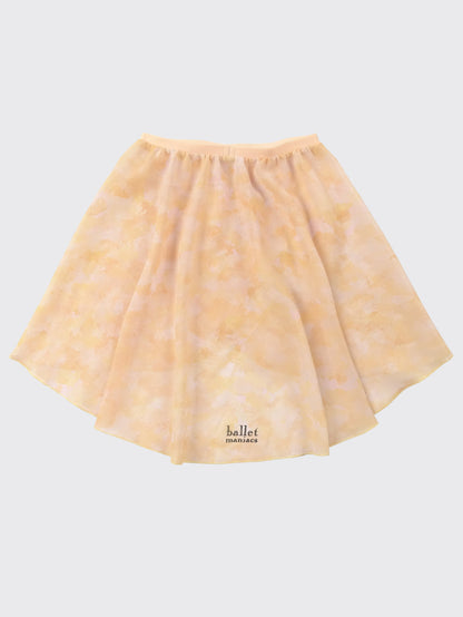 Girls tunique-skirt mini | Pastel yellow