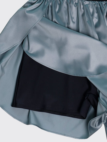 Fleur shorts | Underwater green/black