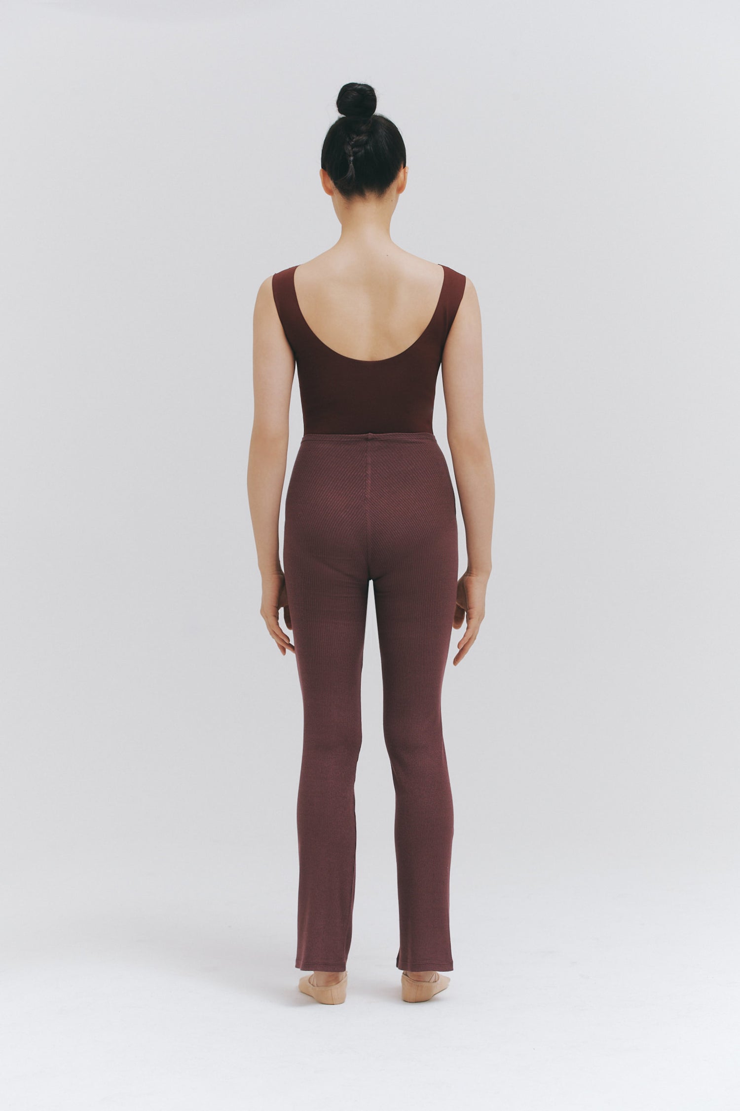 MODAL® SHORT GOWN AND PANTS SET - SHADOW