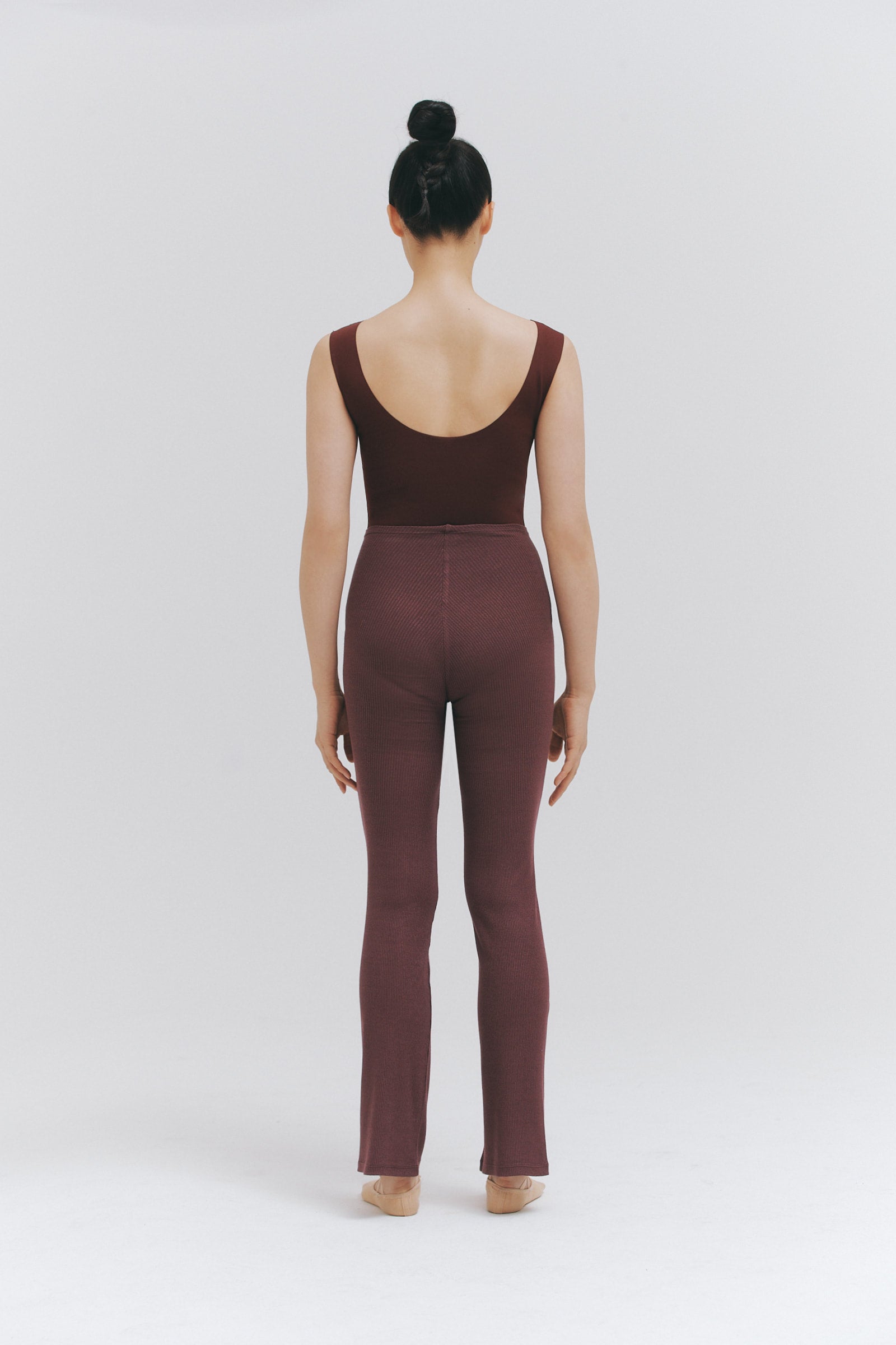 MODAL® SHORT GOWN AND PANTS SET - SHADOW