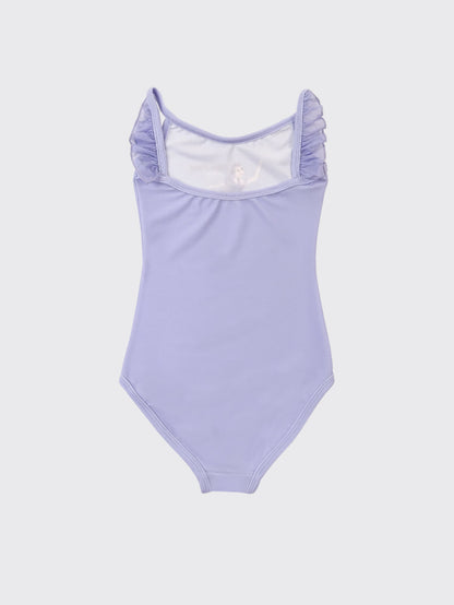 Lilac Fairy girls wings leotard