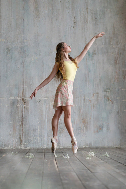 Leotard Papillion | Yellow narcissus