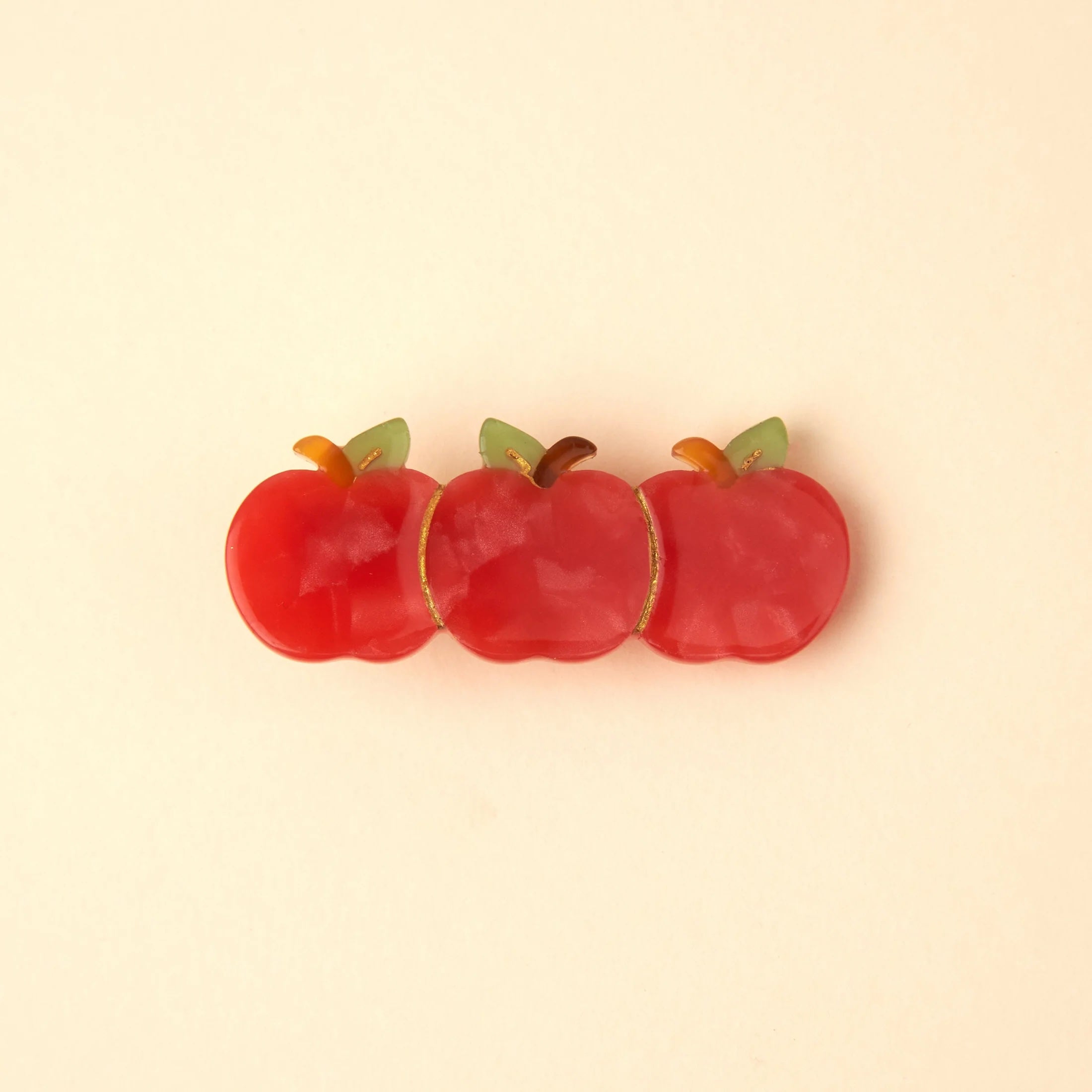 APPLE HAIR CLIP