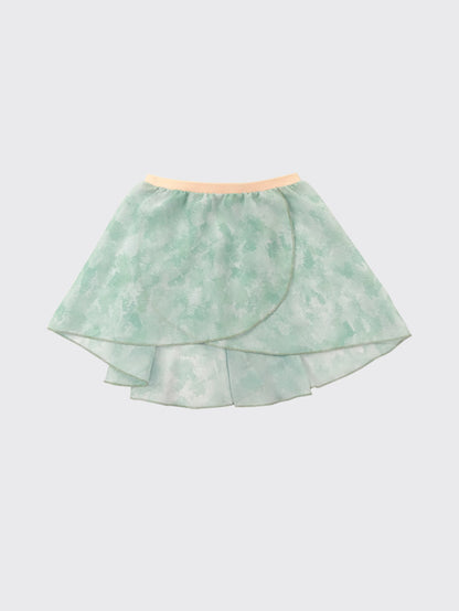Girls tunique-skirt mini | Pastel green
