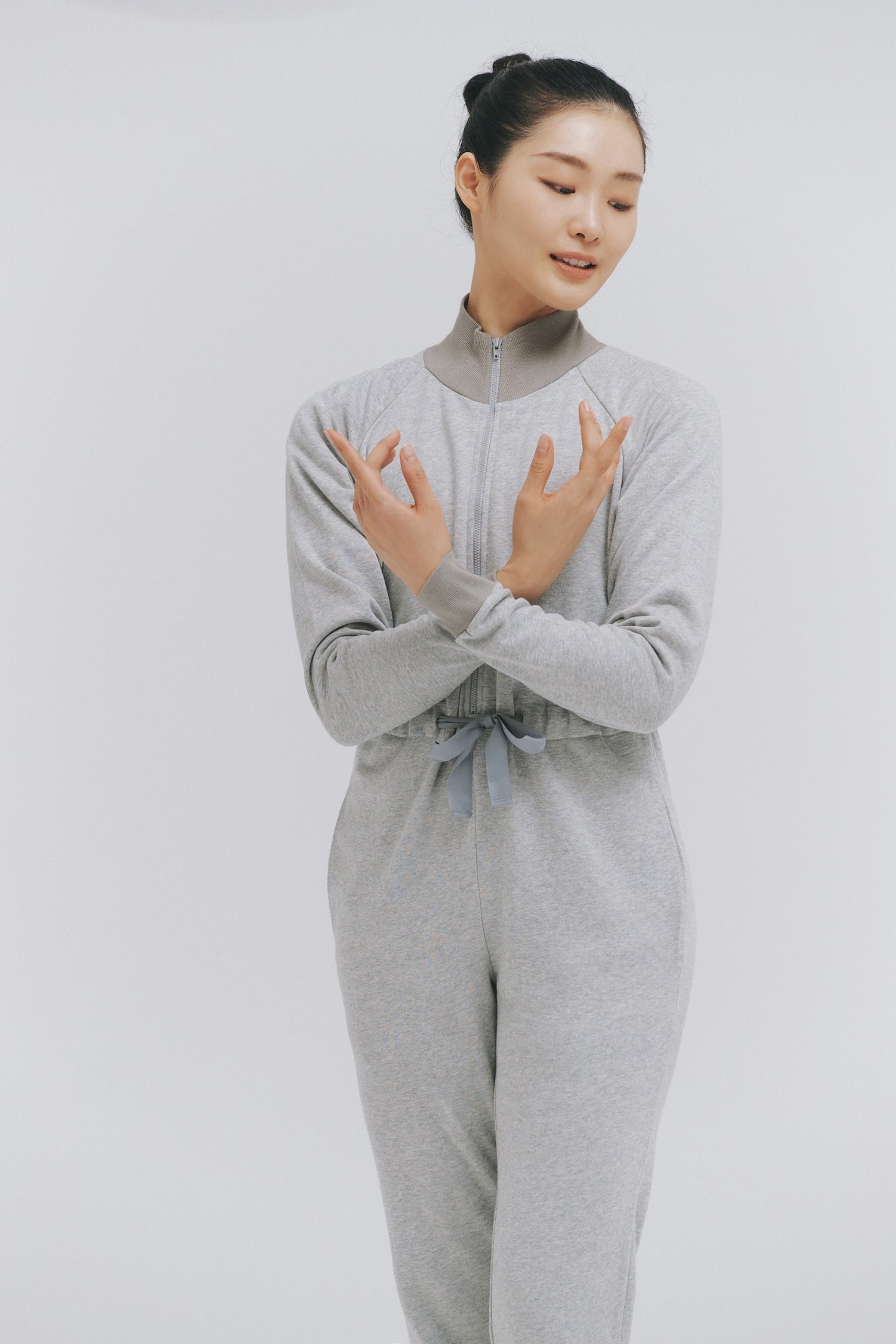 ORGANIC COTTON JUMPSUIT | GREY