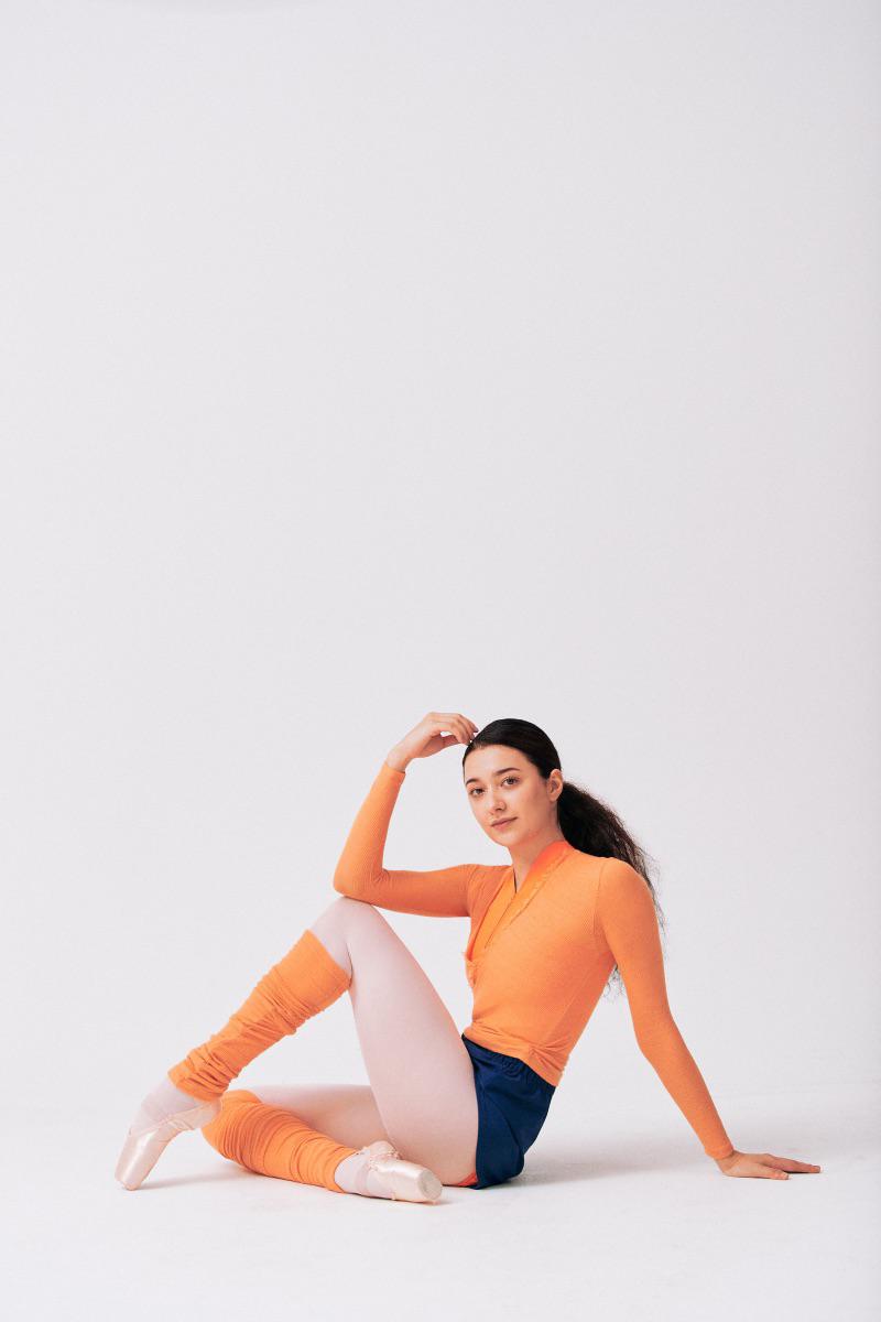 TENCEL™ WRAPPED TOP | ORANGE