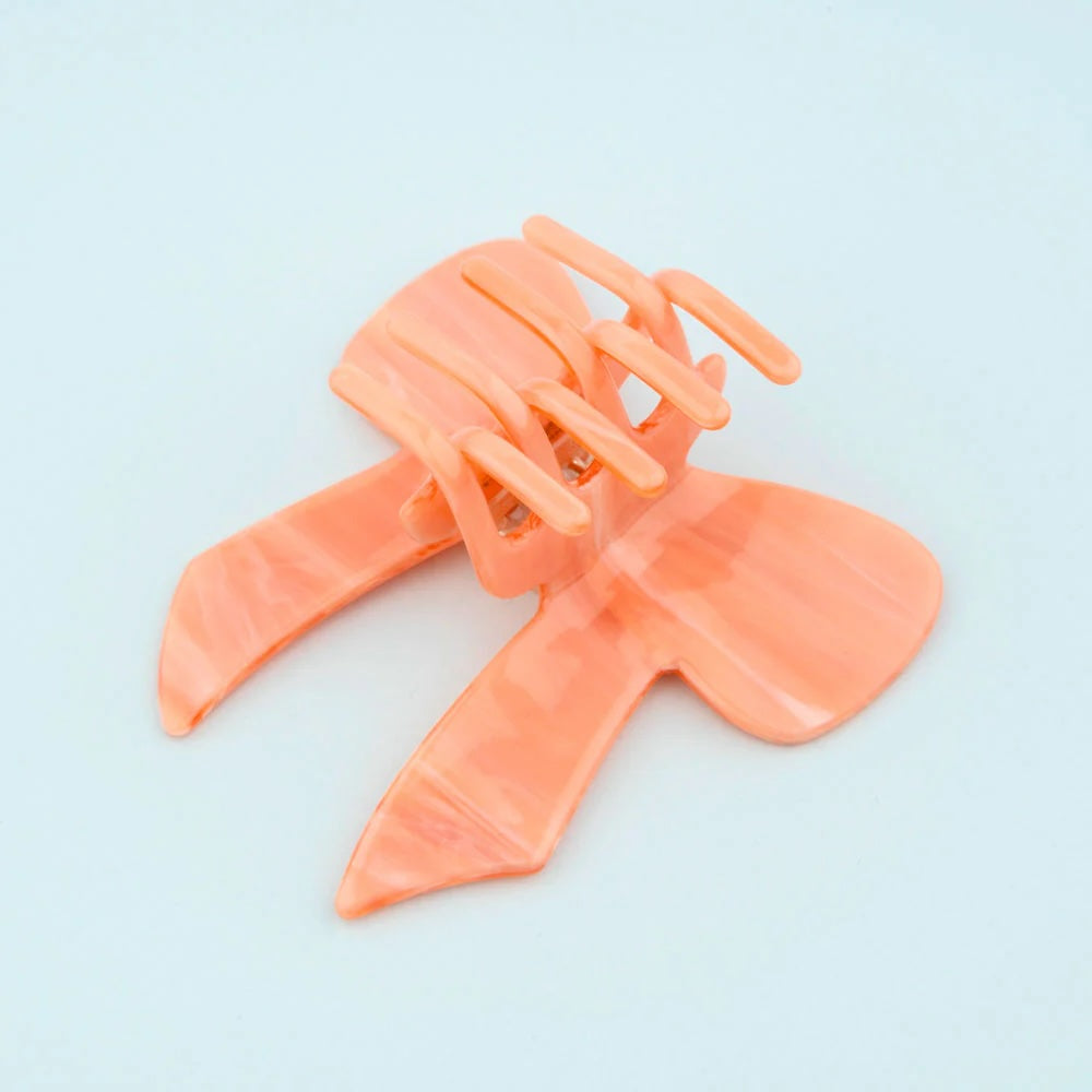 PINK RIBBON HAIR CLAW