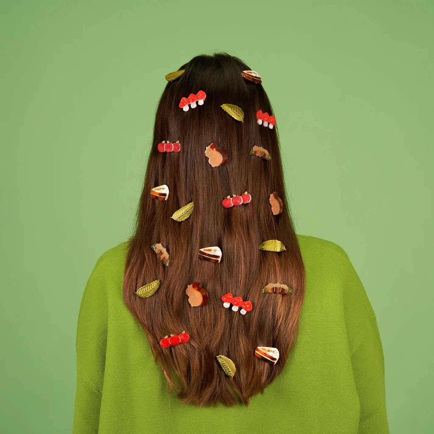 CHESTNUT LEAF HAIR CLIP