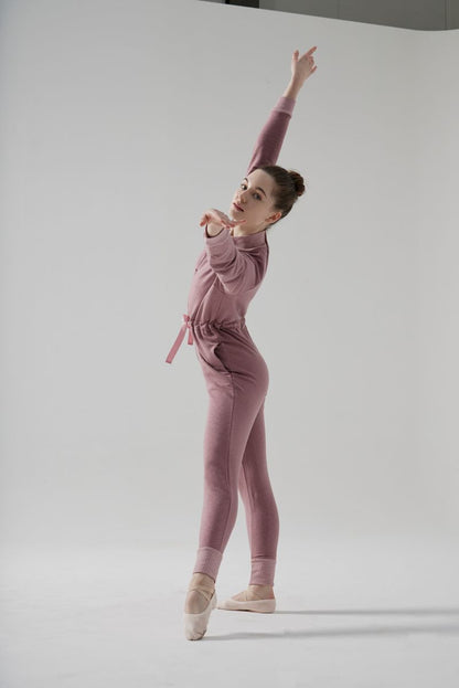 MODAL® FITTED JUMPSUIT | DUSTY PINK