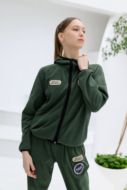 Interstellar hoodie | Saturated sage