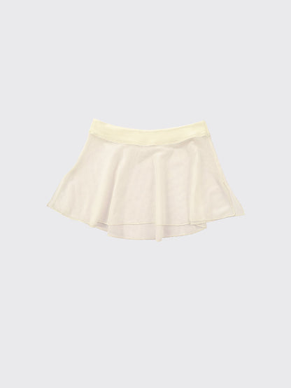 Girls tunique-skirt mini with slits | Champagne