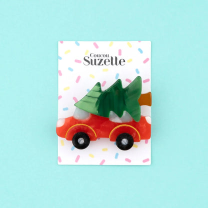 CHRISTMAS CAR HAIR CLIP