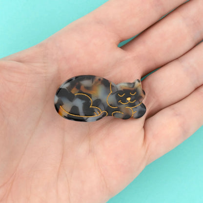 TORTOISESHELL CAT HAIR CLIP