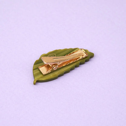 CHESTNUT LEAF HAIR CLIP