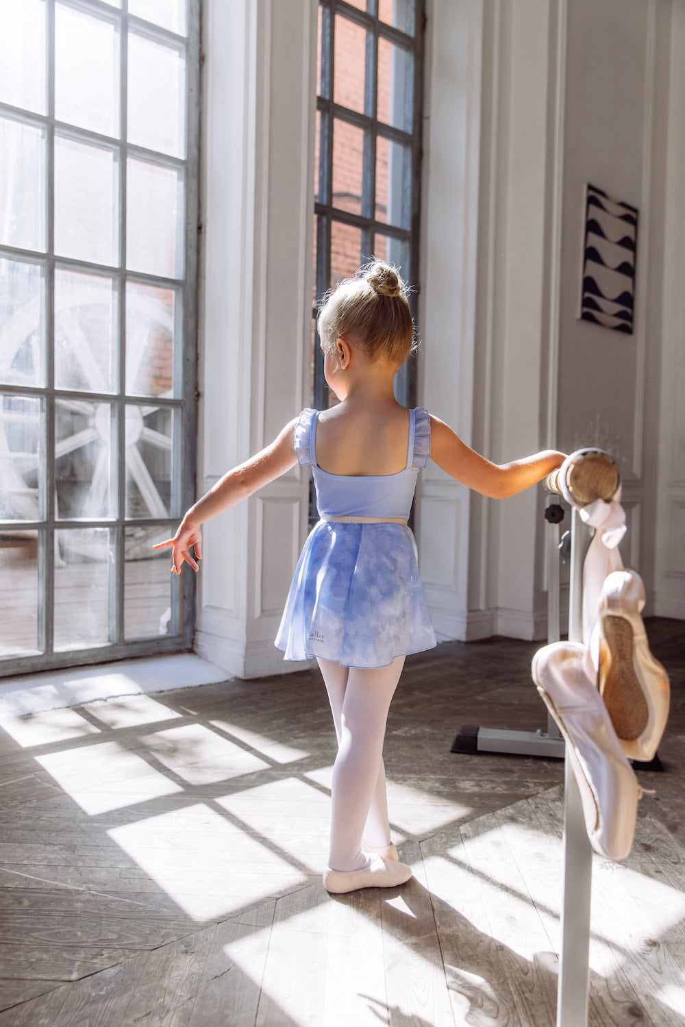 Girls tunique-skirt mini | Pastel blue
