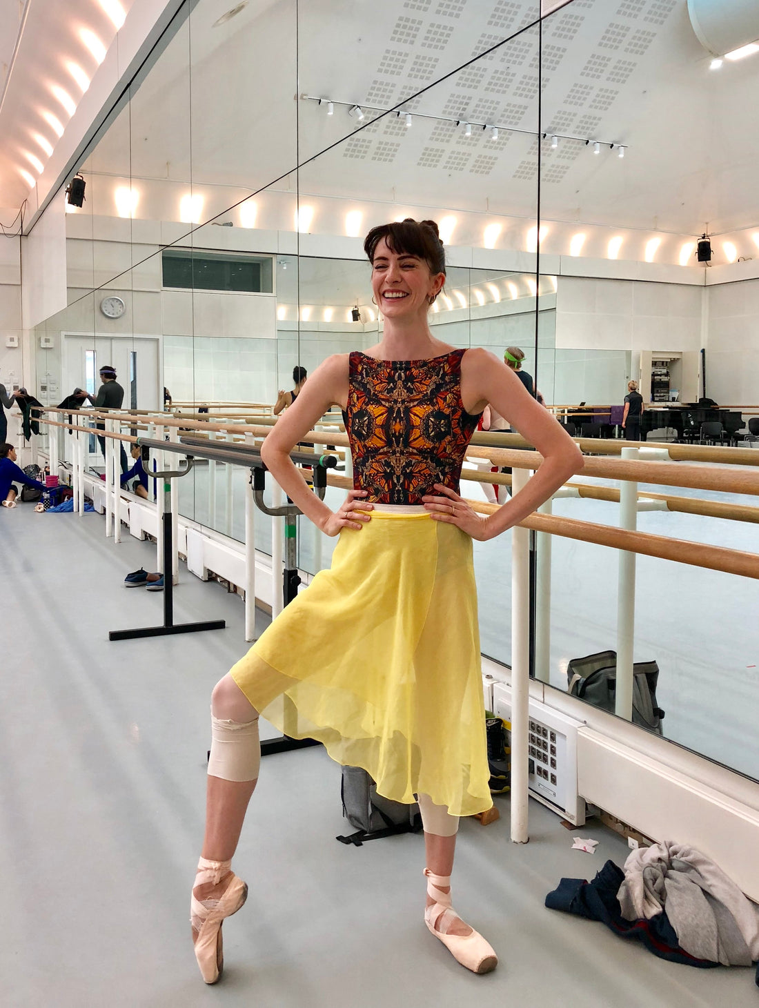 Tunique-skirt midi | Yellow Narcissus