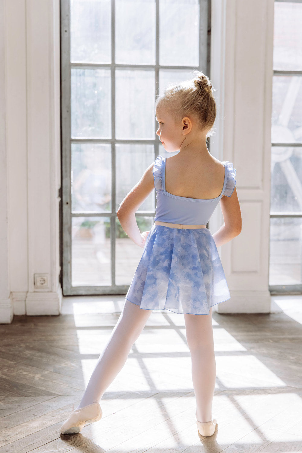 Girls tunique-skirt mini | Pastel blue