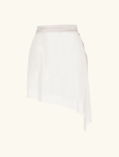 Flow™ Slit Psyche Midi Skirt | Snow