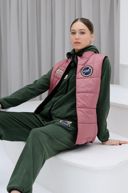 Interstellar vest | Dusty rose