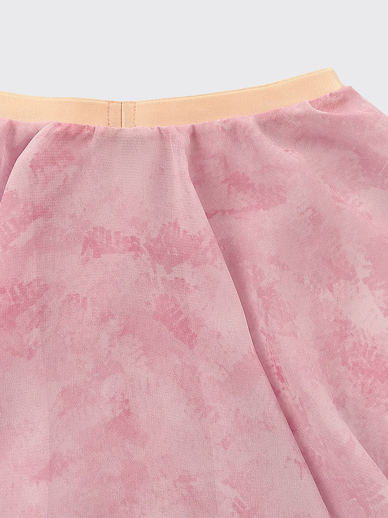 Girls tunique-skirt mini | Pastel pink