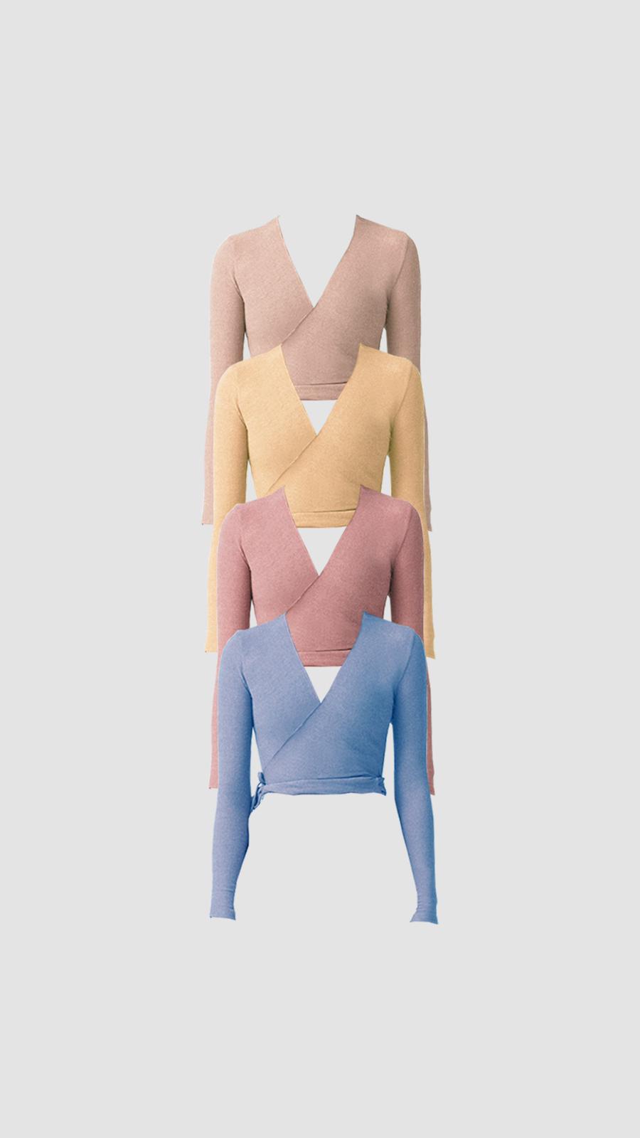 TENCEL™ WRAPPED TOP | LIGHT PINK