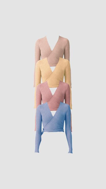 TENCEL™ WRAPPED TOP | LIGHT PINK