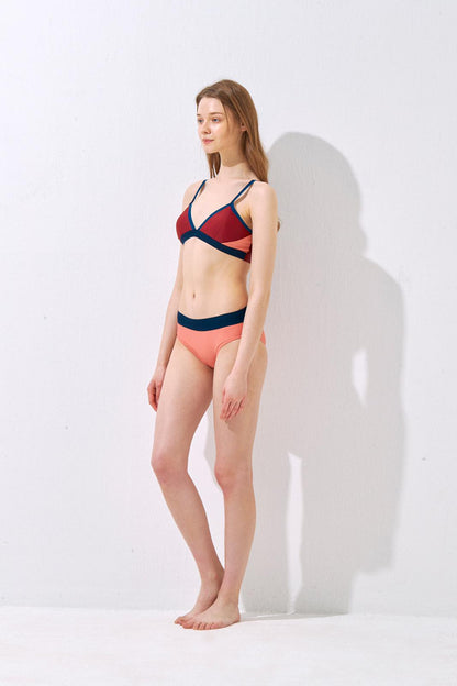 ECONYL® BIKINI PANTY | PEACH PINK