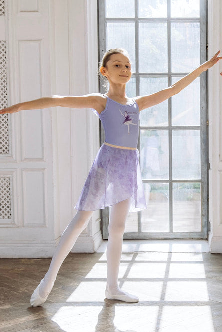 Girls tunique-skirt mini | Pastel lilac