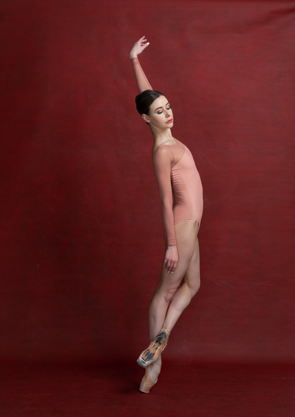 Dream Leotard by Kristina Kretova | Dusty peach