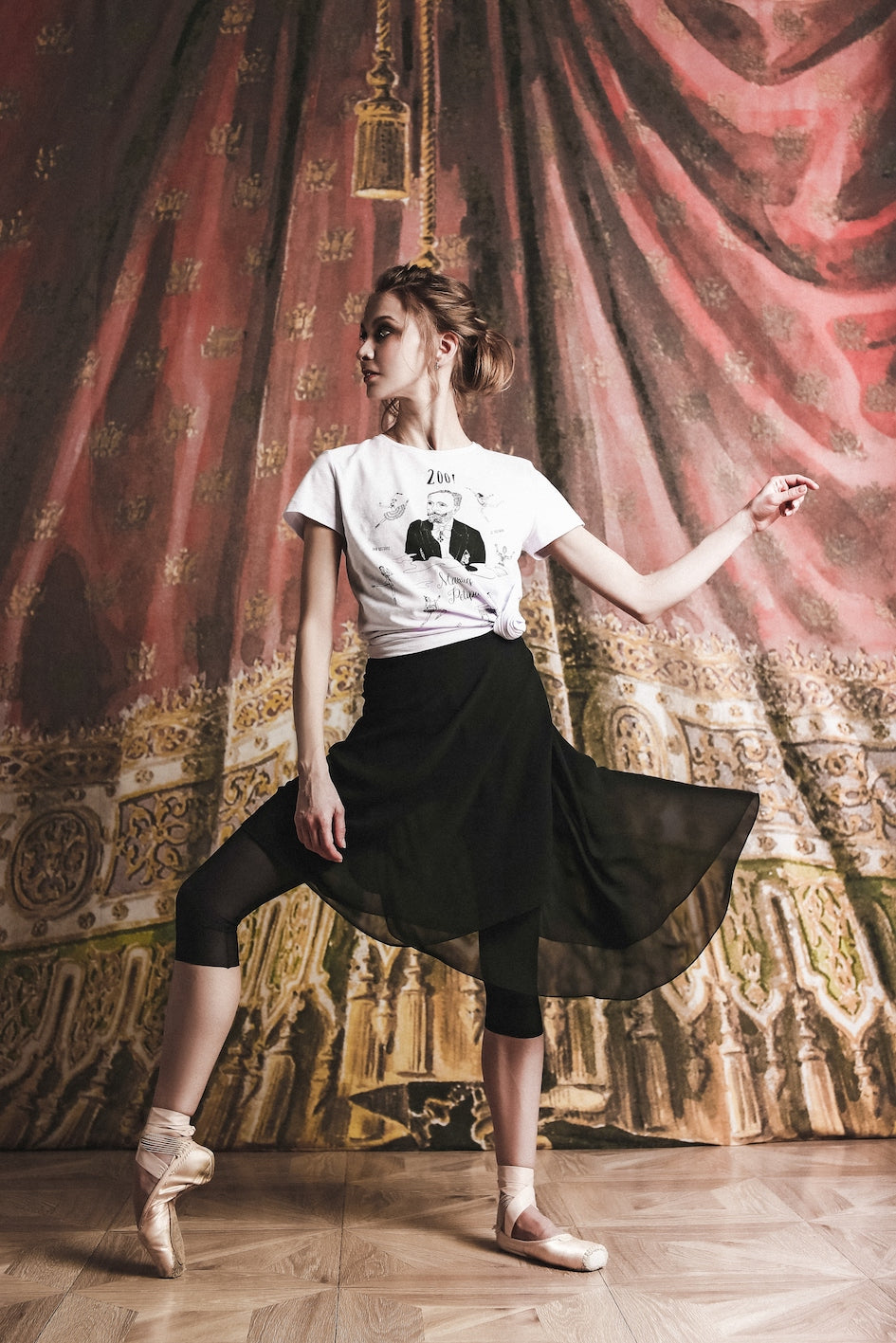 Tunique-skirt midi | Black