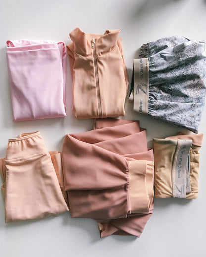 Translucent Ziphirus leggings Zold | beige