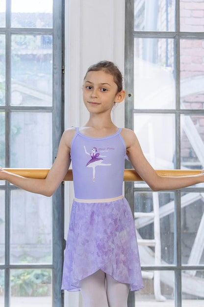 Girls tunique-skirt mini | Pastel lilac