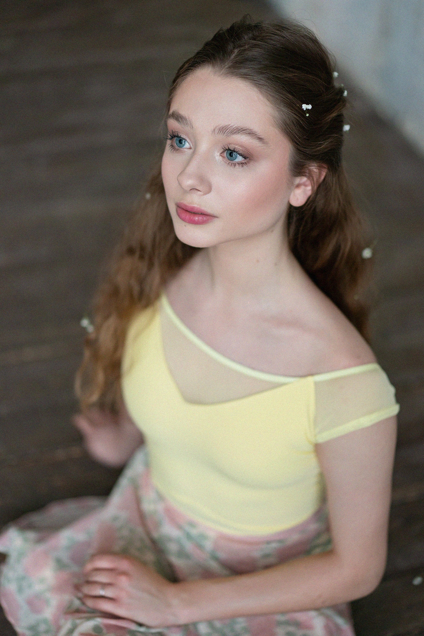 Leotard Papillion | Yellow narcissus