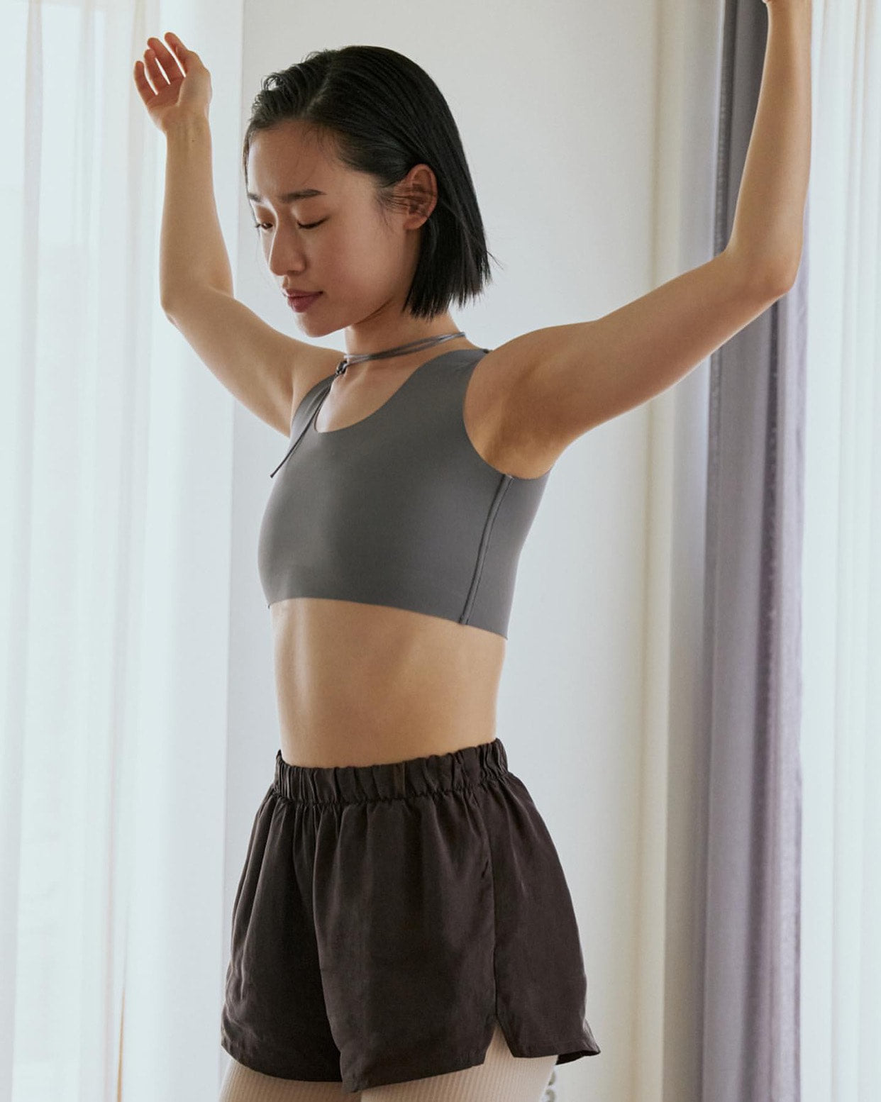 CREORA® REVERSIBLE BRALETTE | LILAC/GREY