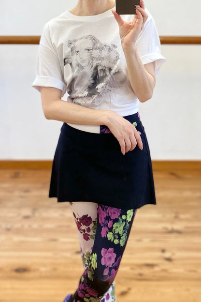 Lillo Tights | Black &amp; White (Half/Half)